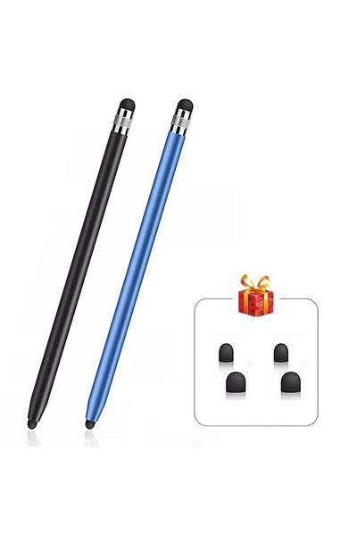 Choice Touch Pen For Tablet Universal Pencil Capacitive Stylus Double Dual Silicone Head For iPad Androi...