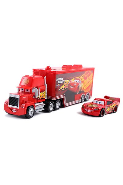 Choice 95-2 Disney Cars Figures Mack Truck Lightning Mcqueen Racing 1:55 Die Cast Model Children Mini Vehic