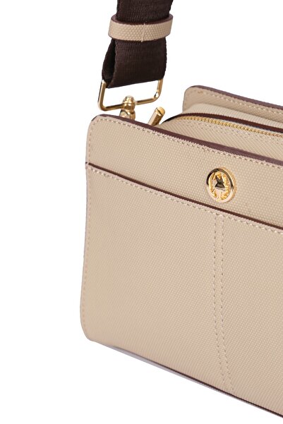 U.S. Polo Assn. Geantă Messenger pentru damă - Pietriș Us24713