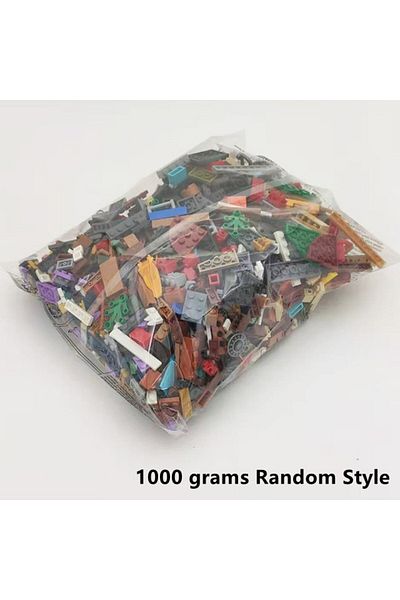 Pongarct 1000 Grams Pieces Building Blocks City Diy Creative Bricks Toys Bulk Random Model Parts Pack Figures