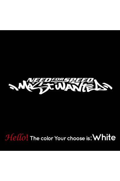 Choice 14cmx90cm White Need For Speed Scratch Car Auto Windshield Decal Vinyl Sticker Universal Window Bump