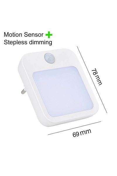 Choice Eu Warm White Night Light Motion Sensor With Led Light Eu Plug Lamps Children's Night Light Wireless