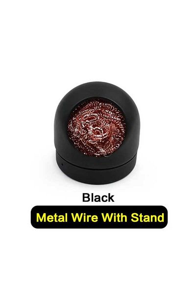 Choice Wire And Stand Black Metal Wire Stand Welding Desoldering Solder Iron Tip Dross Cleaner Cleaning Ste