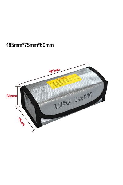 U-Angel-1988 185x75x60mm High Quality Fireproof & Waterproof Explosion-proof Rc Lipo Battery Safety Bag Safe Guar