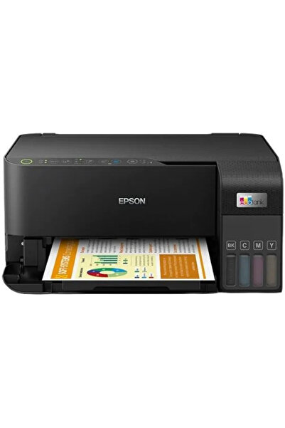 EPSON طابعة EcoTank L3550 ذات خزان الحبر | طباعة | مسح ضوئي | ونسخ | ألوان سوداء | C11CK59405