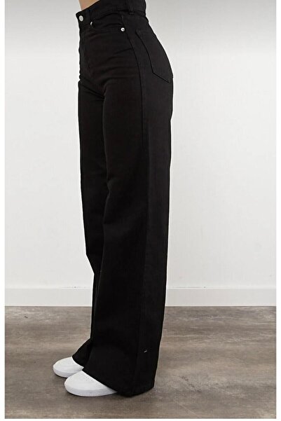 jsshop collection Pantaloni de blugi Palazzo cu talie super înaltă din Lycra anilor 90