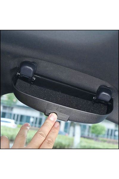 Choice Black Car Trim For Volvo Xc60 Xc90 S60 V60 Glasses Holder Sunglasses Storage Box Case Replacement Pa