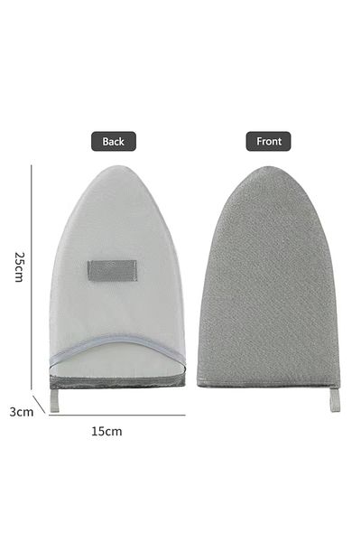 Choice Gray Pointed Tip 1pc Fabric Handheld Ironing Board Ironing Board Small Home Ironing Gloves Anti Iron