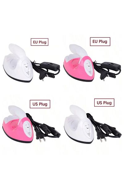 Choice Eu Red 1pcs Mini Craft Iron Heat Press Portable Handy Heat Press Small Iron With Charging