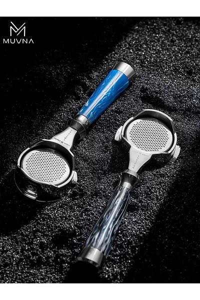 Choice MUVNA Espresso Bottomless Portafilter 2 Ears 58MM Coffee Products Stainless Steel With E61, ECM, ...