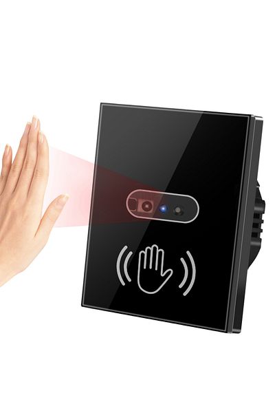SMATRUL Sensory Switch B Wall Smart Light Switch Infrare Ir Sensor No Need Touch Eu Uk 220v 110v Gla