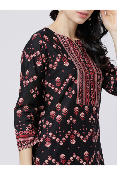 Vishudh By Styli All Over Print Kurta & Palazzos Set