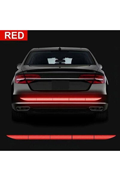 Choice مجموعة واحدة من ملصقات السيارات الحمراء العاكسة لشريط الأمان التحذيري ...