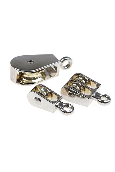 Choice 36mm-single 36/52/75mm Metal Sheave Zinc Alloy Fixed Pulley Crown Block And Tackle Lifting Wheel Min