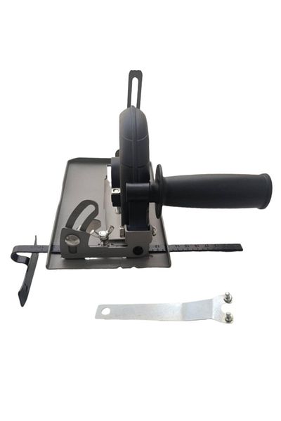 FNICEL Set A Dust Free 45° Adjustable Cutting Depth Positioning Bracket Angle Grinder Retrofit Cutting Mach