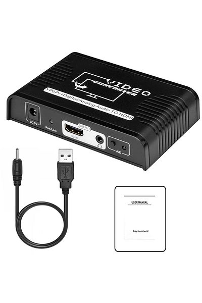 lieve محول مكون إلى HDMI 1080p Ypbpr إلى HDMI محول صوت فيديو 5 Rca Ypbpr مكون إلى HDMI Co