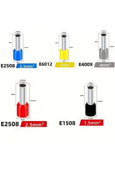 Choice 300pcs 300pcs Wire Ferrules Terminals Kit, Awg 22-10 Terminal Connector Wire Copper Nylon Insulated