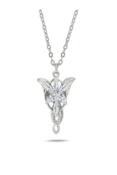 Brezza Lusso Jewelry Gümüş Kaplama Akşam Yıldızı Evenstar- Arwen Kolye - M248