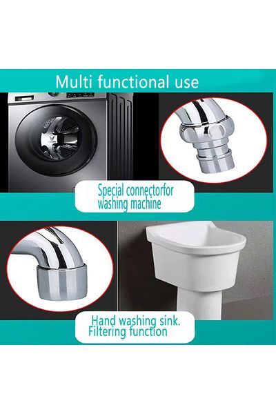 Choice Silver Washing Machine Faucet For Household G1/2 Single Cold Wall Mop Sink, Dedicated Outdoor Univer