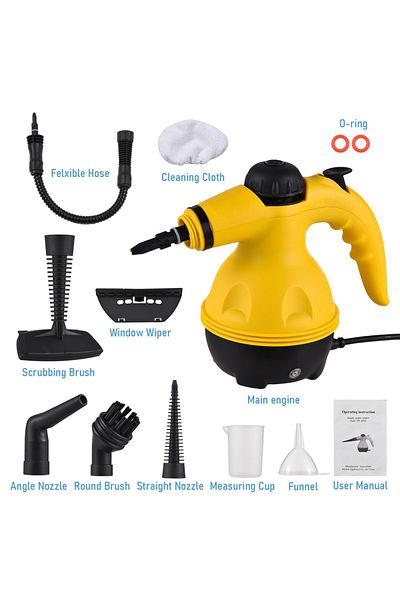Choice 110V WHITE Hand-held High Temperature Steam Cleaner for Kitchen Range Hood Cleaning Home Bathroom, C