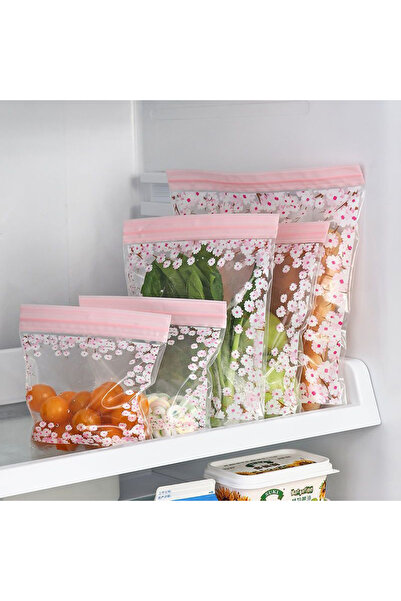 Choice S white Sealed Bag Food Grade Plastic Bag Self-sealing Thickened Refrigerator Storage and Freezing S