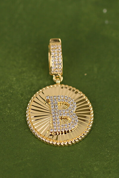 Çgk Çiğdem Gürel Kuyumculuk B Harfi Altın Kolye Ucu