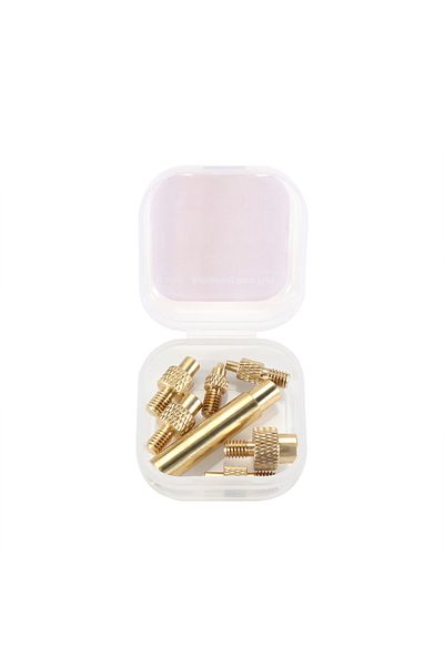 Choice Heat Insert Nut Iron Tip M2 M3 M4 M5 M6 M8 Brass Thread Embedded Kit Heat Insertion Tool for Plas...