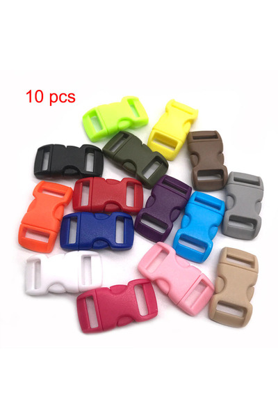 Choice مزيج الألوان 10 قطع 50 قطعة 10 قطع 3/8 بوصة 10 مم سوار مشبك تحرير جانب...