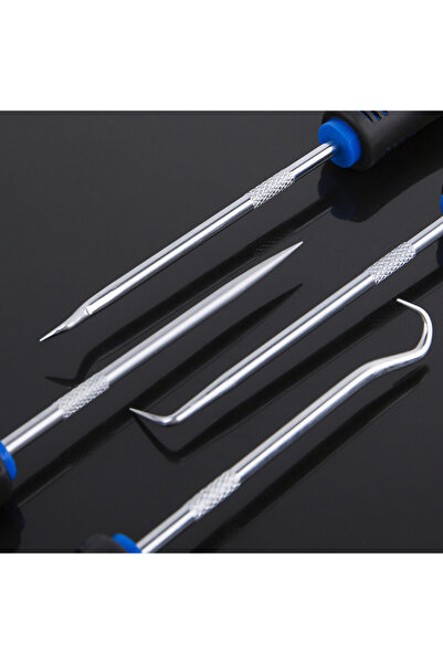 Choice 4PCS 165mm Blue Car Oil Seal Screwdriver Set Hose Removal Hook Set O-Ring Seal Gasket Puller Remo...
