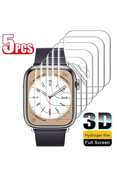 Choice Watch Ultra 2 1 49mm 5pcs Hydrogel Film For Apple Watch Ultra 2 1 49mm 6 5 4 Se 40/44mm Screen Prote
