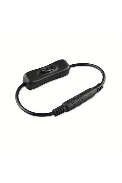 Choice 2 قطعة كابل USB أسود مع مفتاح تشغيل/إيقاف تشغيل كابل تمديد تبديل لمصباح USB ومروحة USB وإمدادات الطاقة