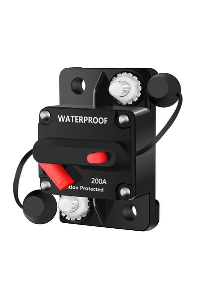 Choice قاطع دائرة CB-03 200A Daiertek 30A-300A 12 فولت ترولنج مع إعادة ضبط يدوي لقارب Power Protec اليدوي