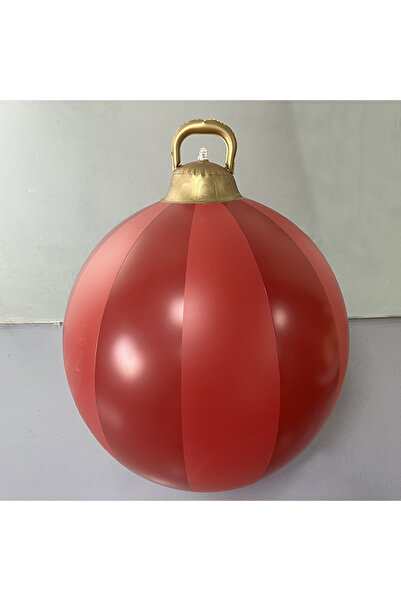 Choice كرة عيد الميلاد الخارجية القابلة للنفخ والمزخرفة المصنوعة من مادة البولي فينيل كلوريد بحجم 60 سم، كرات كبيرة وكبيرة الحجم، شجرة عيد الميلاد