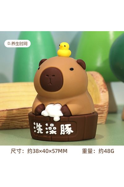 Choice Red Hot Capybara Figure Toys Kapibara Dolls Simulation Animals Toy Desktop Decoration For Home Desk