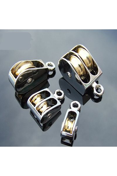 Choice 36mm-single 36/52/75mm Metal Sheave Zinc Alloy Fixed Pulley Crown Block And Tackle Lifting Wheel Min