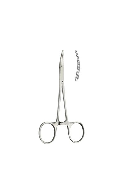 Choice ملقط شعر أنف وأذن الكلاب من الفولاذ المقاوم للصدأ بطرف منحني ملقط قفل ...