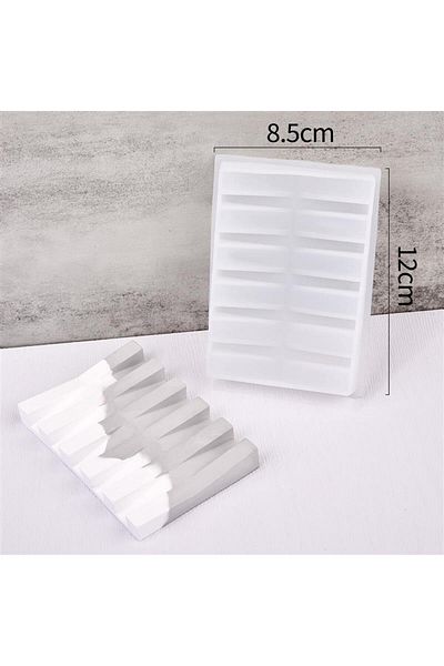 Choice 07 Diy Handmade Soap Holder Storage Box Mold Epoxy Resin Mold Soap Dish Leaking Drain Box Practical
