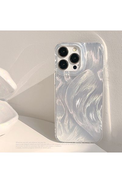 Choice For Iphone13(6.1") White Exquisite Phone Case For Iphone 15 14 13 12 11 Pro Max All-inclusive Girl F