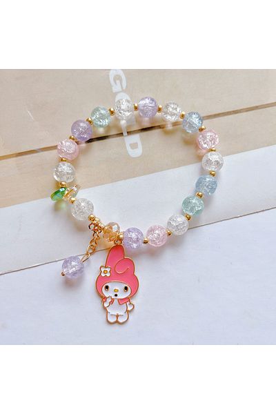 Choice 4 Sanrio Anime Melody Cinnamoroll Kuromi Cartoon Bracelets Women Chain Party Wedding Jewelry Holida.