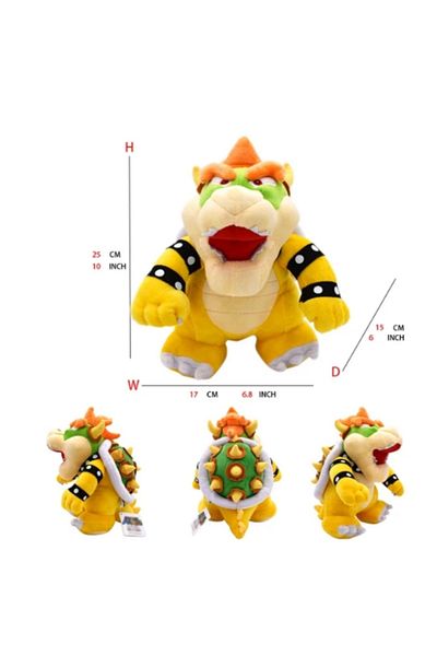 Choice Big Bowser C Super Mario Bros Plush Toys Wonder Bowser Jr Meowser Lemmy Iggy Bowser Anime Stuffed Ca