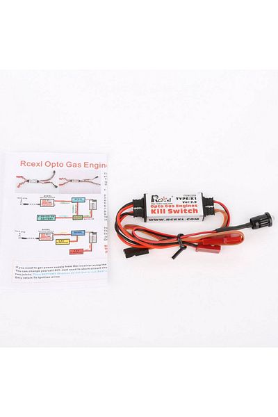 Choice 1pcs Rcexl Opto Gas Engine Kill Switch V2.0 For Rc Gasoline Motor Plane Fixed Wing Airplane Ignition