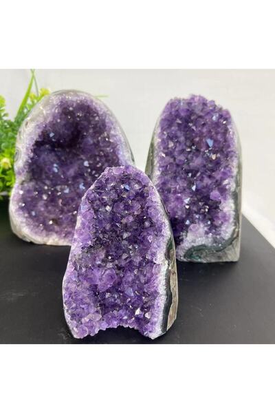 Choice 400-500 جرام من مجموعة الكريستال الطبيعي حجر الجمشت الجيود الكوارتز الخام المعادن أوروغواي ديكور المنزل الحقيقي