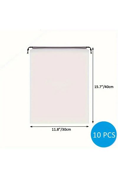 Choice Transparent 10pcs Portable Shoe Storage Drawstring Eco Storage Bag For Sundries Travel Makeup Bag Wa
