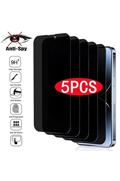 Choice4 غشاء مضاد للتجسس لهاتف iPhone 15Pro Max 5 قطع واقي شاشة الخصوصية لهات...