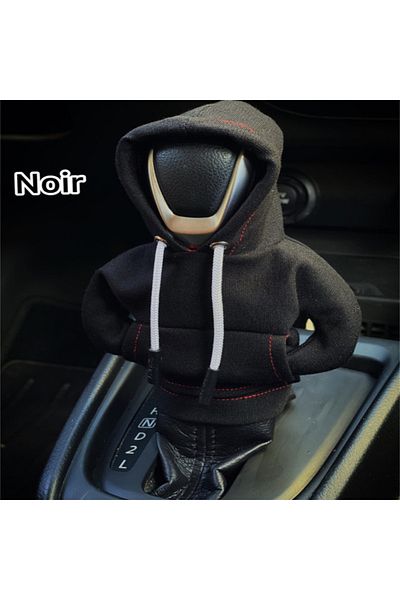 Choice غطاء هودي صغير من Black Gear Shift غطاء ناقل الحركة زخرفة مقبض ناقل الحركة يناسب ناقل الحركة اليدوي الأوتوماتيكي العالمي