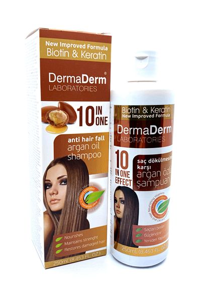 DermaDerm Argan Extract Shampoo - 250 ml
