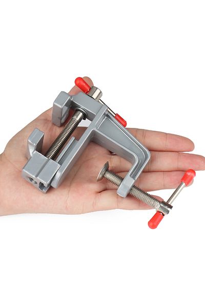 Choice Mini Bench Vise Muliti-Funcational 3.5&quot Aluminum Miniature Small Jewelers Hobby Clamp On Tabl...