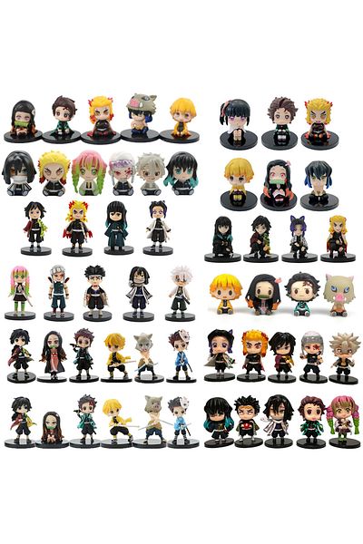Choice Q Posket Figure Wholesale Demon Slayer Mini Figurine 9Pcs 10Pcs 14Pcs Sets Kimetsu No Yaiba Small...