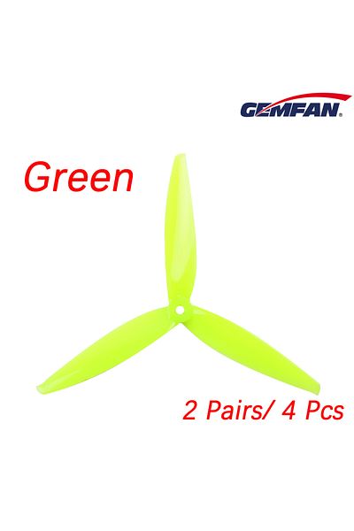 Choice Yellow 4pcs Gemfan Flash 7040 7 Inch 3-blade 7x4x3 Pc Cw Ccw 7inch Fpv Propeller For Fpv Rc Models M