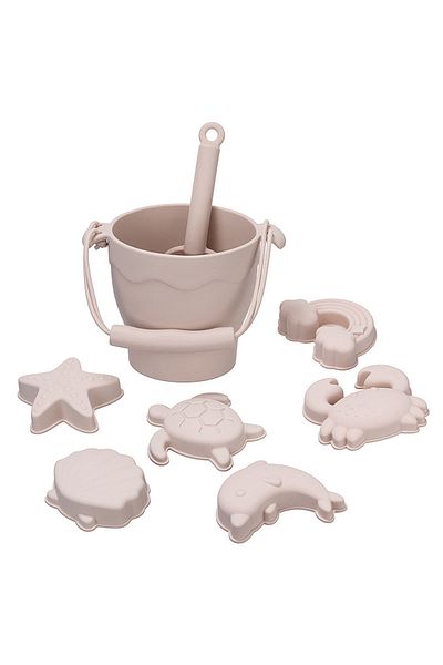 Choice Ced0002-a Tyry.hu 8pcs/set Children Toys Silicone Beach Toy Set With Bucket And Six Accessories Fun